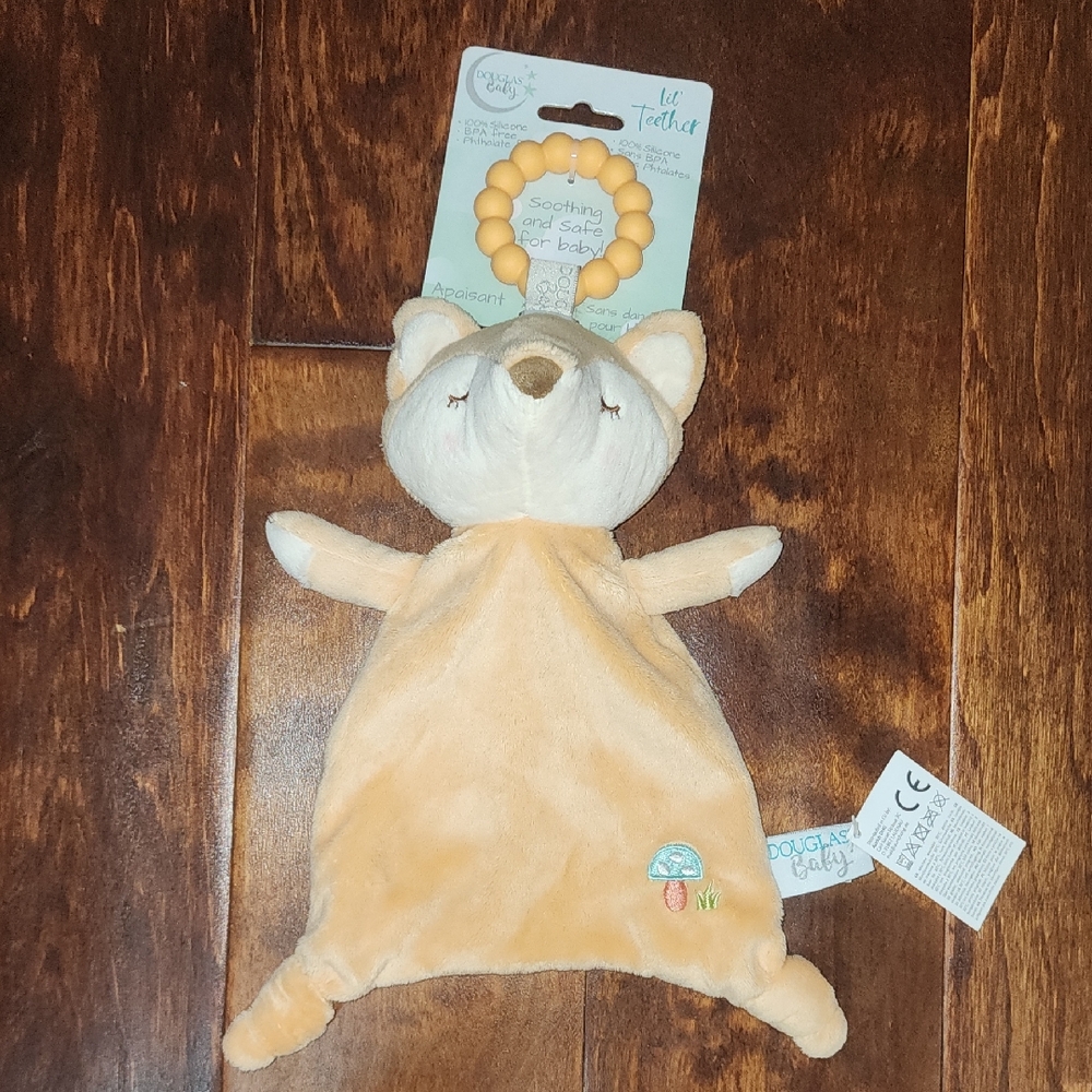 NWT Douglas Baby Fox Teether Lovey